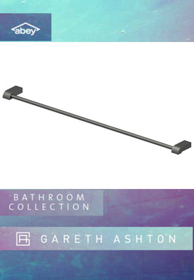 🔥 20% OFF Abey GUN METAL FINISH PARK AVENUE RANGE ADJUSTABLE TOWEL RAIL  760MM Australia