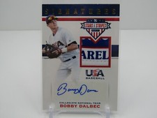 BOBBY DALBEC 2017 USA STARS & STRIPES ROOKIE TAG PATCH AUTOGRAPH AUTO #6/8 SP!!