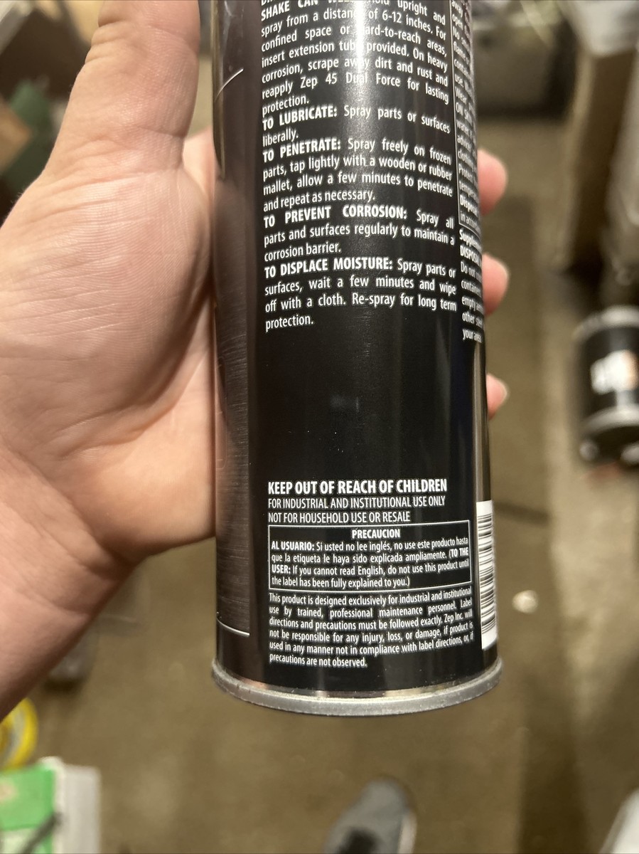 NEW ZEP 374301 Multi Purpose Lubricant: 14 oz Aerosol Can NEW ZEP 374301 Multi Purpose Lubricant: 14 oz Aerosol Can