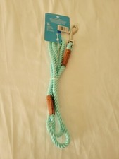 dog rope leash 4ft baby blue 100 polyester BNWT 