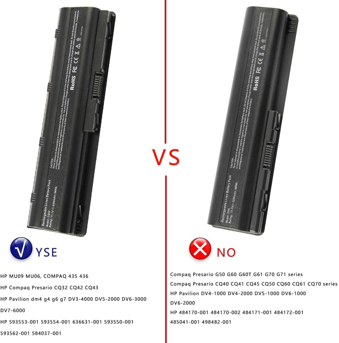 Batterie Neuve Pour Ordinateur Portable HP Compaq Presario CQ52 - Marque Visiodirect (Garantie 1 An)
