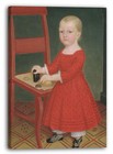 Toile/Cadres Californie. 1840-50 - Garçon aux cheveux blonds