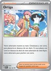 Carte ORTIGA 190/197 Pokémon Flammes Obsidiennes EV3 Neuve OBF FR