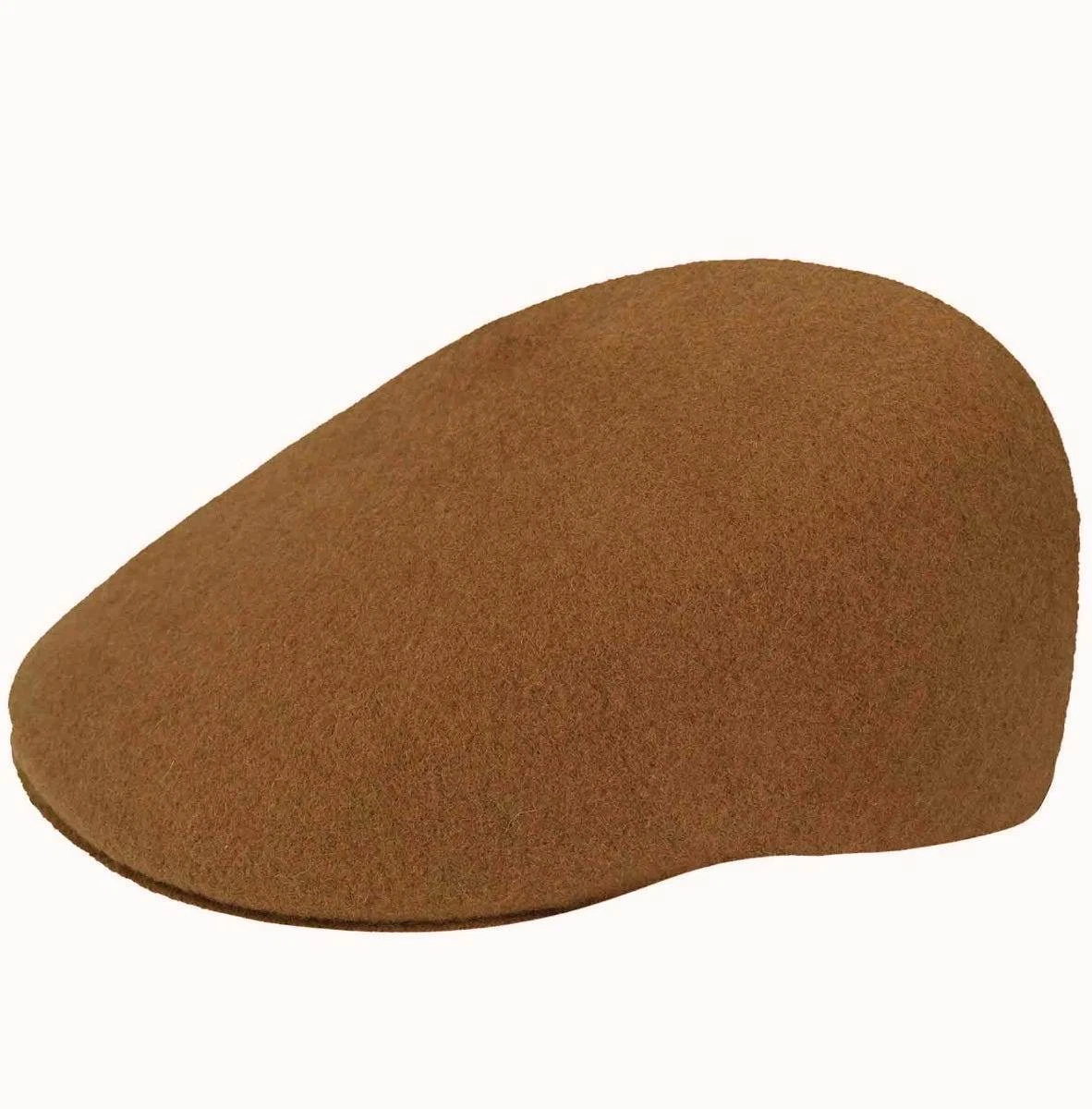 KANGOL Hat 507 Wool Winter Ivy Flat Cap Seamless K0875FA Brown-Wood Sizes S - XL