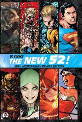 DC COMICS NEW 52 10TH ANNIVERSARY Hardcover Trade Graphic Novel Deluxe NEW