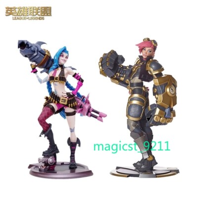 Official League of Legends LOL Jinx Statue Figure Model PVC Collectibles W/Box
