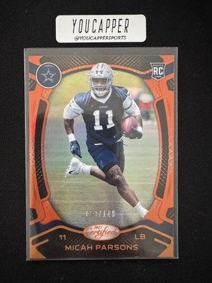 2021 Panini Certified - Rookies Micah Parsons #146 Mirror Orange /149 (RC)