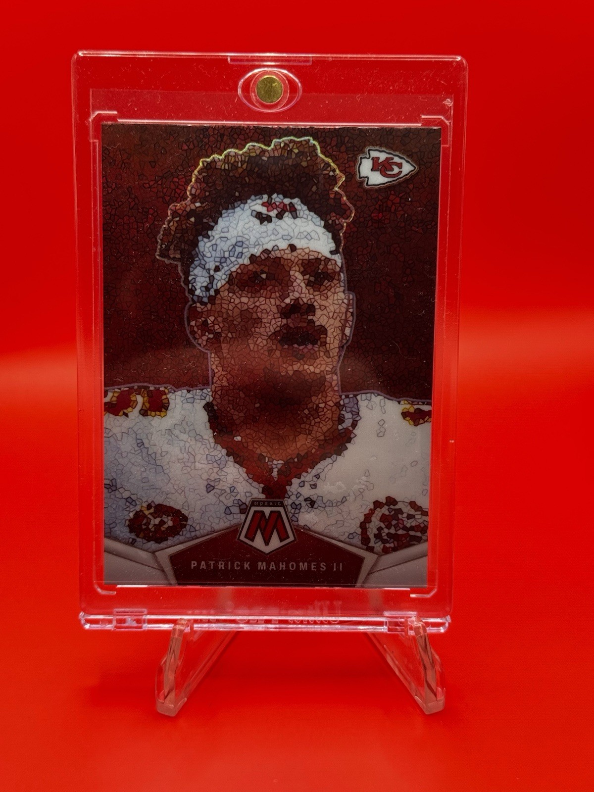 2024 Panini Mosaic Patrick Mahomes II Micro Mosaic SSP Case Hit KC Chiefs