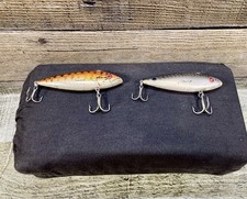 2 Vintage Cotton Cordell Ratt’l Spot 1-7/8” G-Finish Lipless Rattle Lure Perch