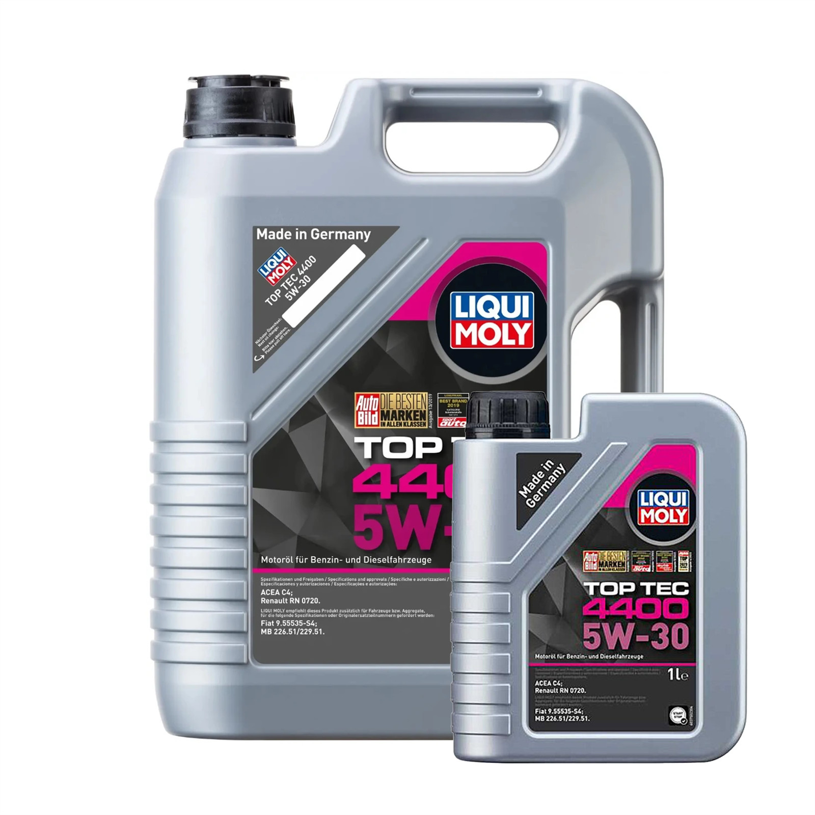 B&Q - 5W30 Fully Synthetic Engine Oil Top Tec 4400 Acea C4 Rn 0720 6L - Image 2