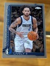Dereck Lively II 2025-26 Topps Chrome #72 Dallas Mavericks Basketball Card