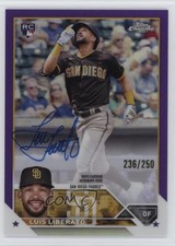 2023 Topps Chrome Rookie Purple Refractor 236/250 Luis Liberato #RA-LL Auto 11o2