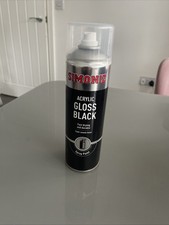 SIMONIZ Sprühfarben - Glanz/Satin/Mattschwarz/VHT Mattschwarz 500ml Aerosol