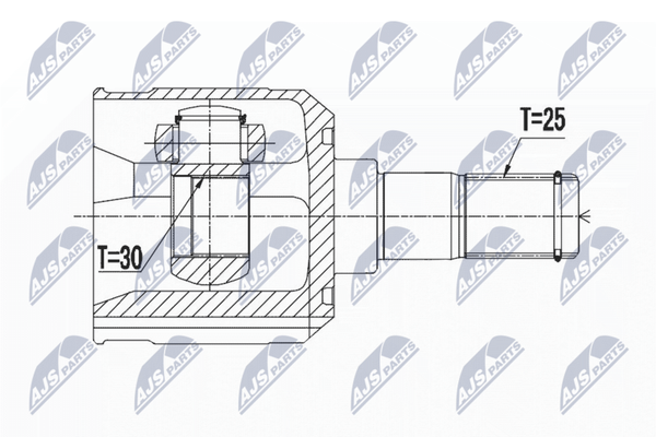Nty Gelenksatz, Antriebswelle NPW-HY-501 FüR Hyundai-image