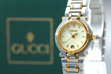 [N MINT w/Box,Paper] Vintage Gucci 9000L 25mm Ivory Dial Women's Quartz Watch