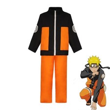 Naruto Halloween Costume Kids Anime Ninja Cosplay Suit with Headband Accessories