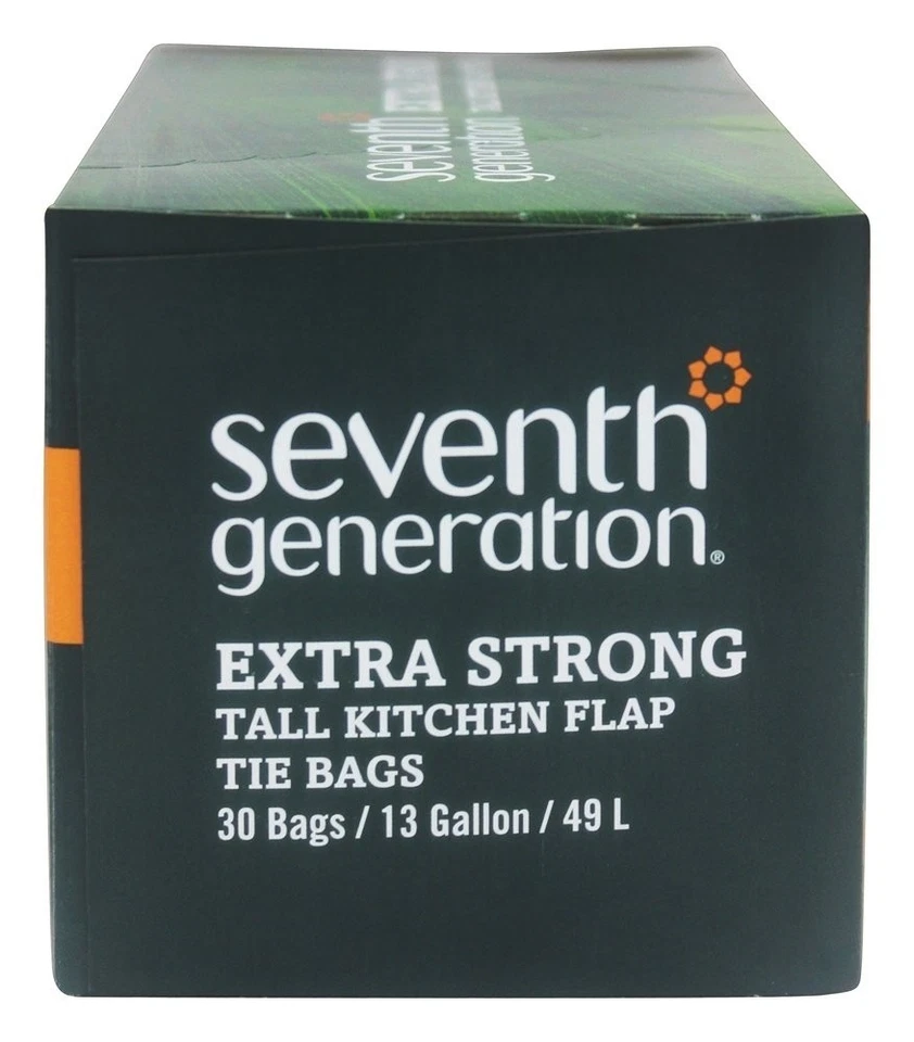 Seventh Generation Tall Kitchen Trash Bags 100 Recycled Plastic 30 Count - Image 4 of 4