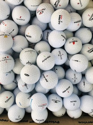 100 Premium Used Golf Balls Mint 5A AAAAA Mixed Brands