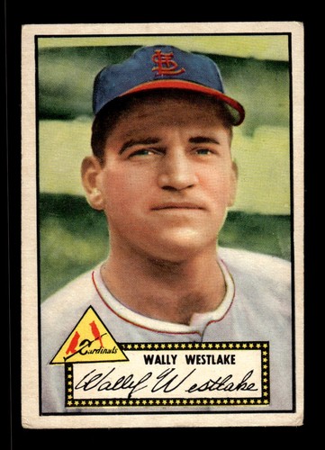 Wally Westlake [Red Back] #38 1952 Topps card
