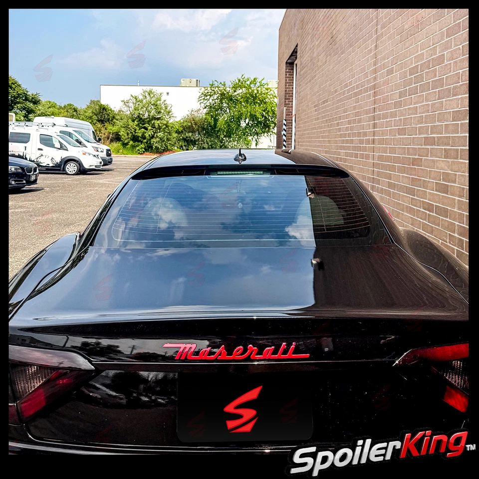 Alerón de techo de ventana trasera para Maserati GranTurismo 2008-2019 SpoilerKing 284R Foto 3 de 4