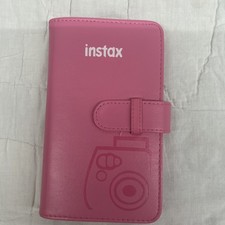 Fujifilm Instax Mini Photo Album Wallet Pink Holds over 100 photos