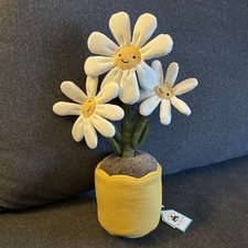 Jellycat NWT Daisy Plant Plush Stuffed Authentic Amuseables Potted Daisies