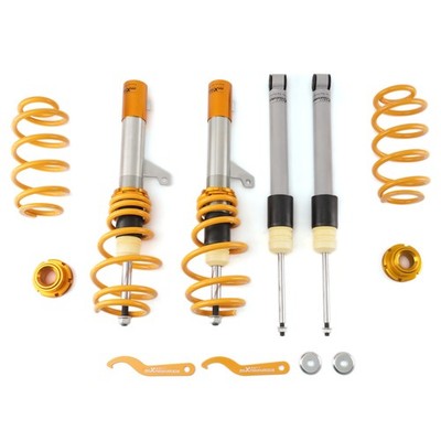 Doppelrohr Gewindefahrwerk for VW Golf MK6 A6 Typ 5K 2008-2012 B6 Passat 06-10