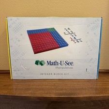Math U See Manipulatives Integer Block Kit Homeschool Math Complete