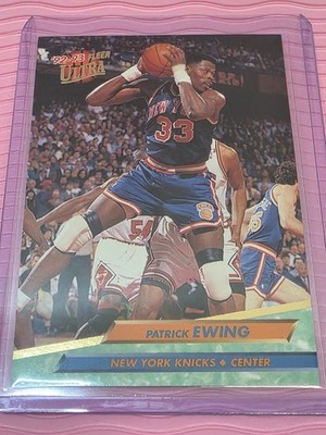 1992-93 Fleer Ultra Patrick Ewing #122 New York Knicks NBA Card NM