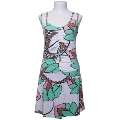 Roxy Life, Kleid, Größe: M, Weiß/Mehrfarbig, Baumwolle/Modal, Blumen, Damen #gmC