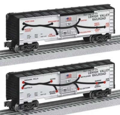 LIONEL LEHIGH VALLEY MAP BOXCAR (METCA) 6-58274! O GAUGE UNCATALOGED TCA BOX CAR