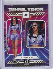 2025 Panini Donruss WNBA Tunnel Vision A'ja Wilson #13 Gold Press Proof