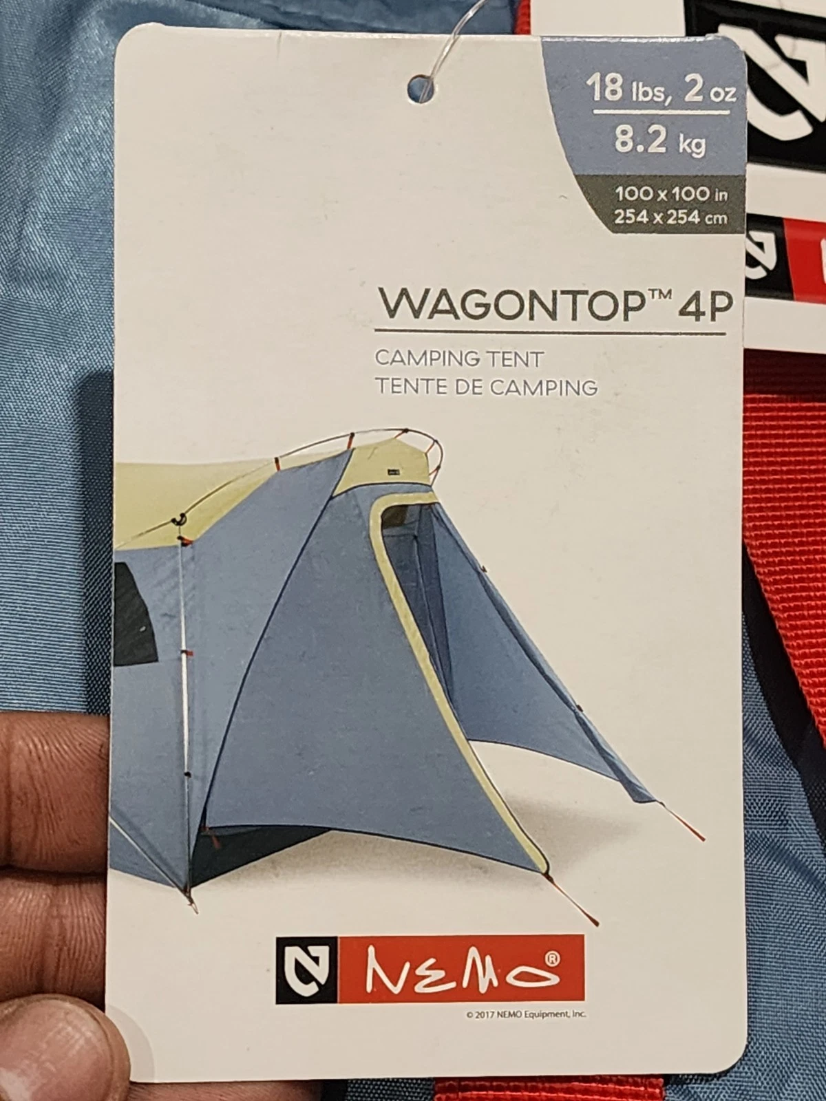 Nemo Wagontop 4P Blue
