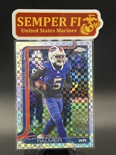 #31 Joshua Palmer 2025 Topps Chrome X-Fractor