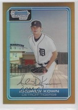2006 Bowman Chrome Prospects Gold Refractor 40/50 Andrew Kown #BC40 t8i