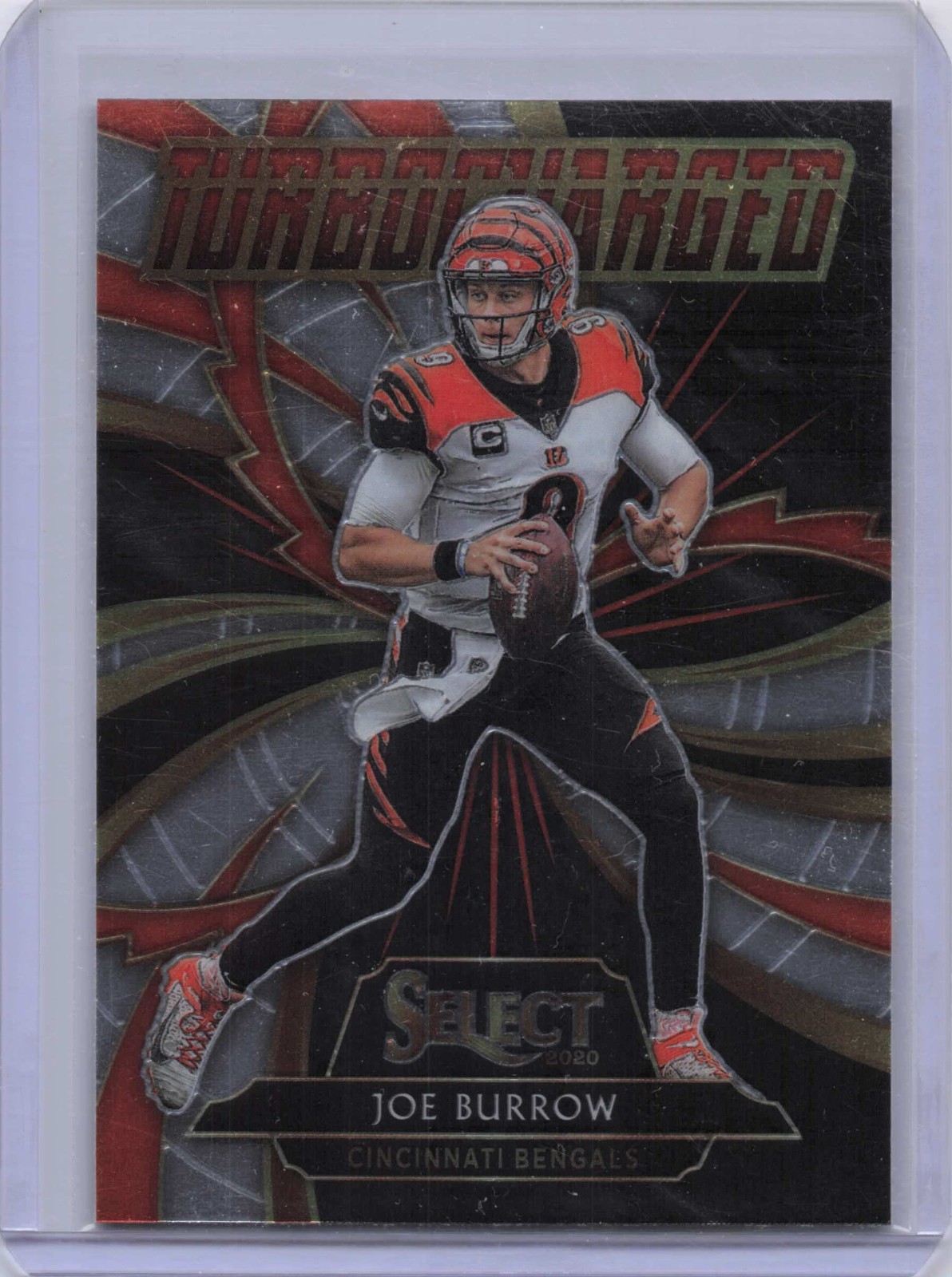 2020 Panini Select Turbocharged Joe Burrow #T20 (RC)