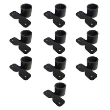 Metpure 1/2" Plastic Suspension Clamp Butterfly Style [10 Pack]
