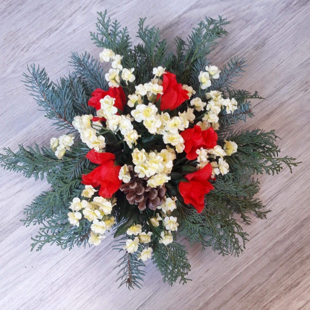 künstliche nordmanntanne 120 cm Salcar Premium Künstlicher Weihnachtsbaum mit Holz-Ständer, PVC Tannenbaum  – sekeymall main image 0