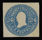 CKStamps: US Cut Square Stamps Collection Scott#U71 Unused H NG
