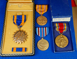 Named/Cased WW2 Air Medal Group to a Lt. Col. Air Corps Pilot