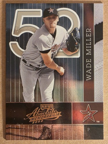2002 Playoff Absolute Memorabilia Wade Miller #140 card