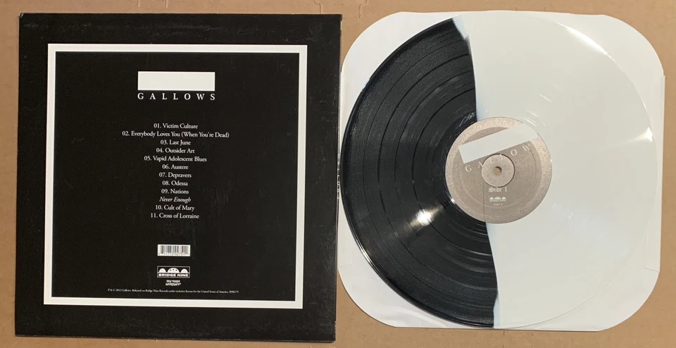 GALLOWS s/t LP Split Vinyl-Alexisonfire Cancer Bats The Bronx  Every Time I Die - Image 3 of 4