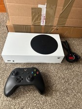 Microsoft Xbox Series S 512GB White Console + Black Wireless Controller & Cable