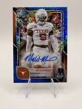 2025 Bowman U Chrome Prospect Autos Malik Muhammad Blue Mini-Diamond /150 *Bears