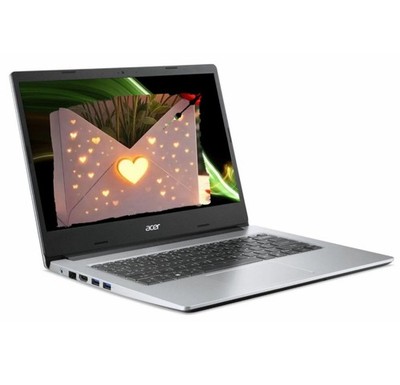 Acer Aspire A114-33-P321 Laptop Silver Pentium N6000 128GB SSD 14'' Windows 11
