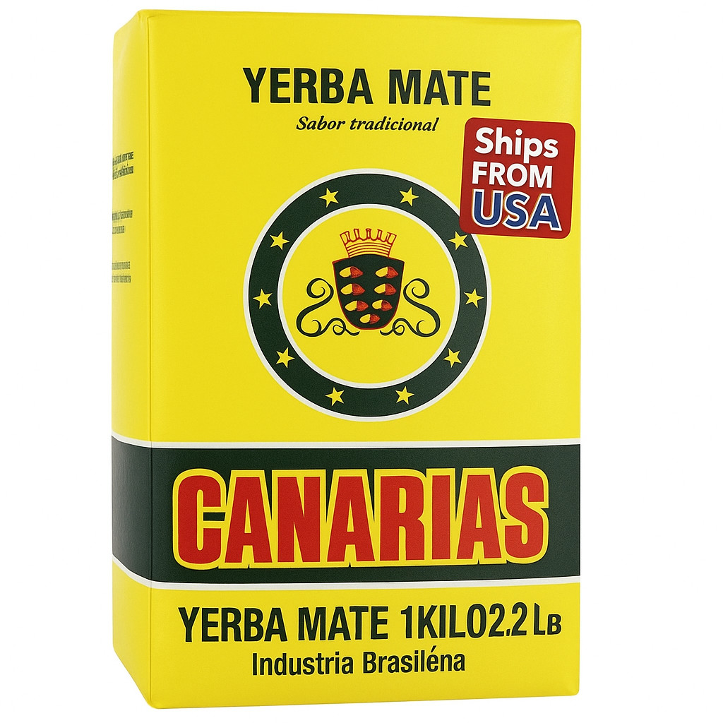 *YERBA MATE CANARIAS /1KILO 2.2 LB Ships FROM USA
