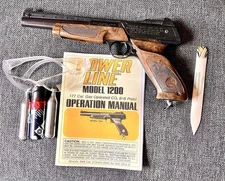 Vintage Daisy Model 1200 .177 Cal CO2 BB pistol tested 420 f/ps new seals