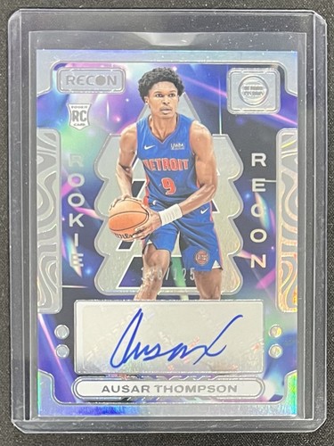 2023-24 Panini Recon Ausar Thompson RC Rookie Auto /125 - Picture 3 of 3