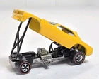 Hot Wheels Redline The Snake Funny Car Don Prudhomme Yellow Enamel Vintage