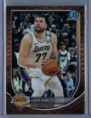 2025-26 Bowman #BCV-123 Luka Dončić Chrome Reptilian Refractor